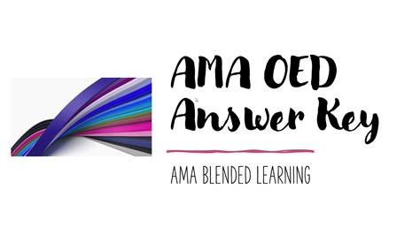 ama oed source|Frequently Asked Questions (FAQs) .